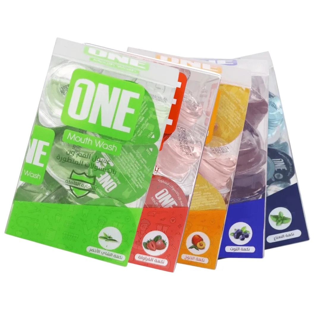 ذا ون مجموعة كبسولات غسول الفم 5 نكهات