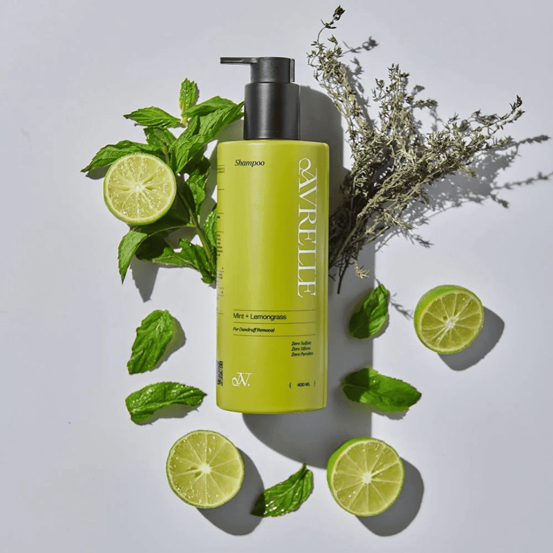 افاريل شامبو بالنعناع وعشبة اليمون 400 مل